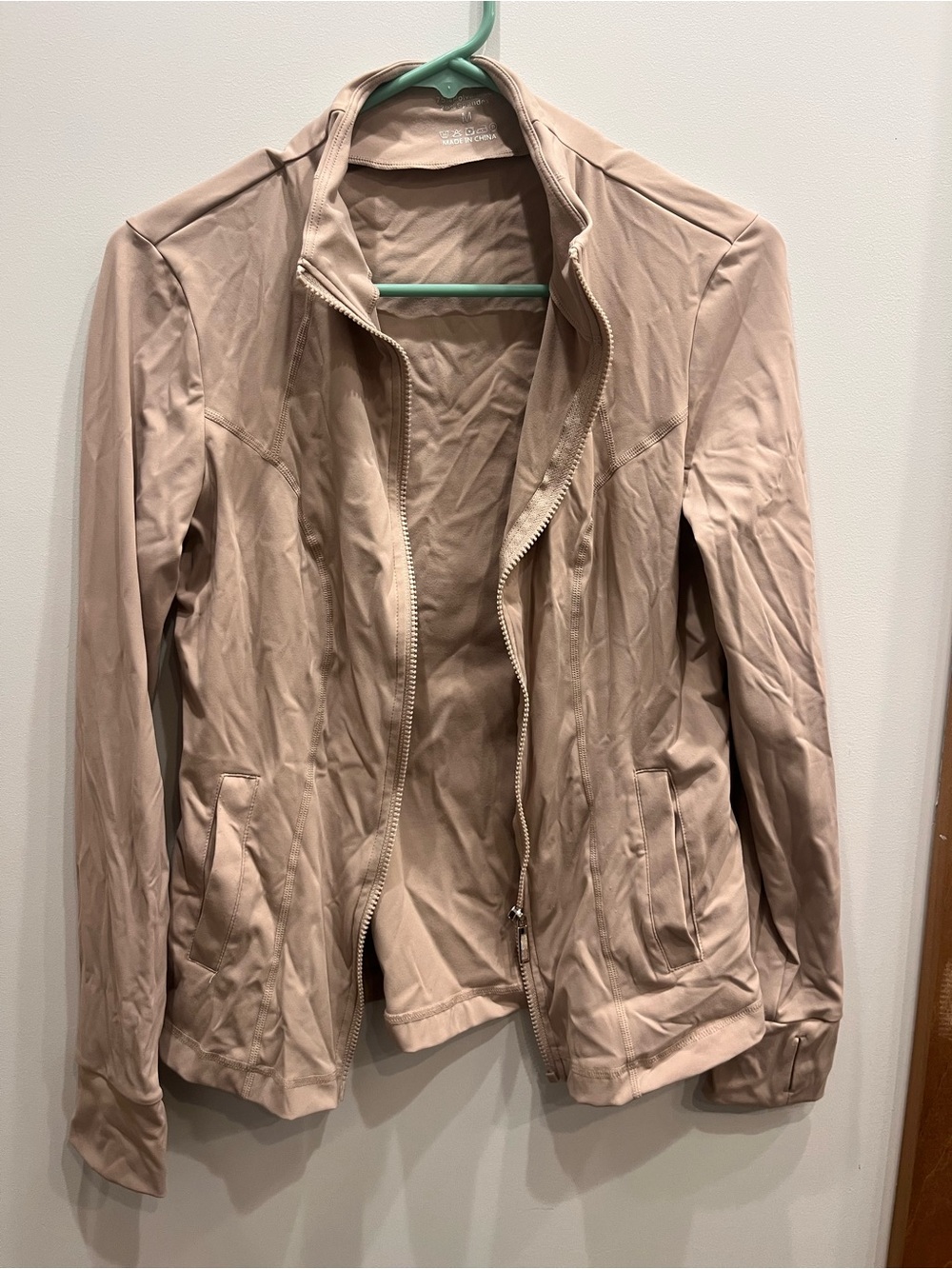 Women’s Lightweight Zip-Front Jacket - Beige